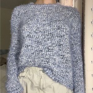 Cozy Blue Knit Sweater 💙